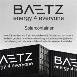 BAETZ Photovoltaik Container